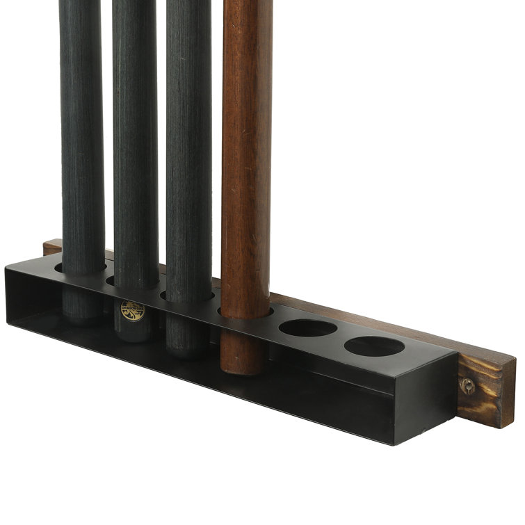 MyGift Wall Mounted Pool Cue Rack Wayfair